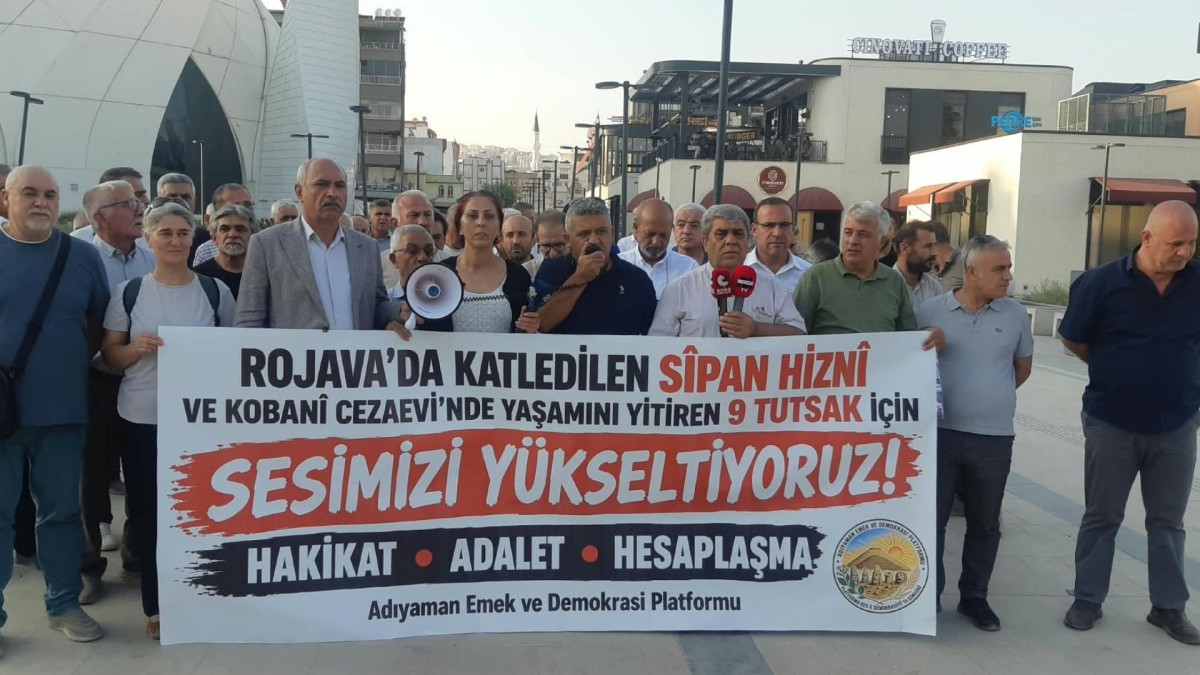 Adıyaman Emek ve Demokrasi Platformu’ndan Suriye için diyalog ve barış çağrısı  - Videolu Haber